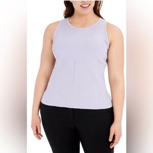 INC International Concepts Light Purple Tank Top Sz. 3X